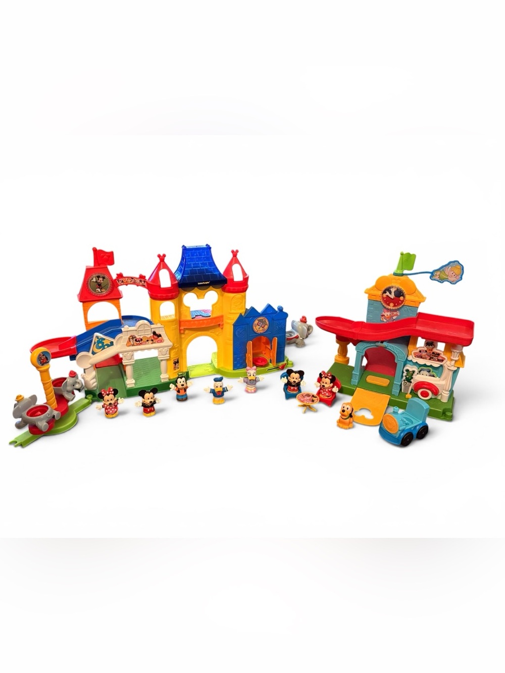 2 Little People Magic Kingdom Day at Disney Mickey Palace Castle & Playset Dumbo